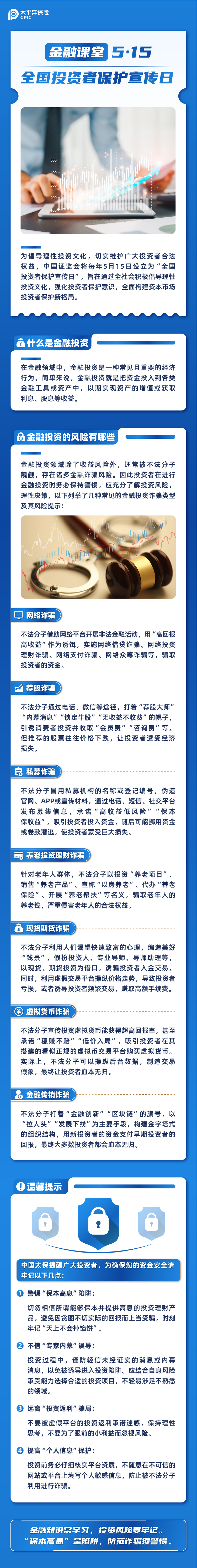 【金融課堂】5.15全國投資者保護宣傳日